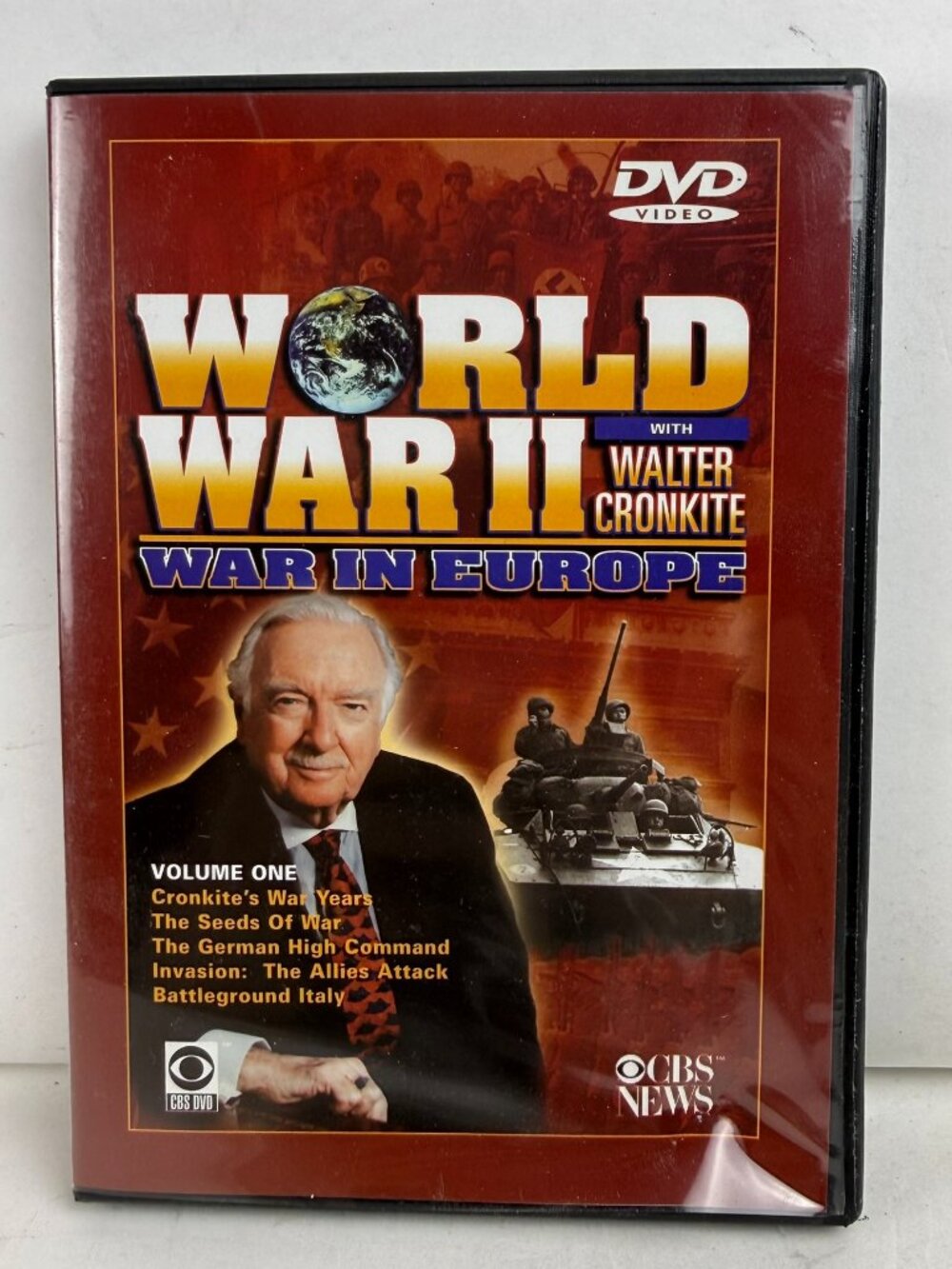 World War II War In Europe Vol 1 Walter Cronkite CBS News DVD Documentary 2003